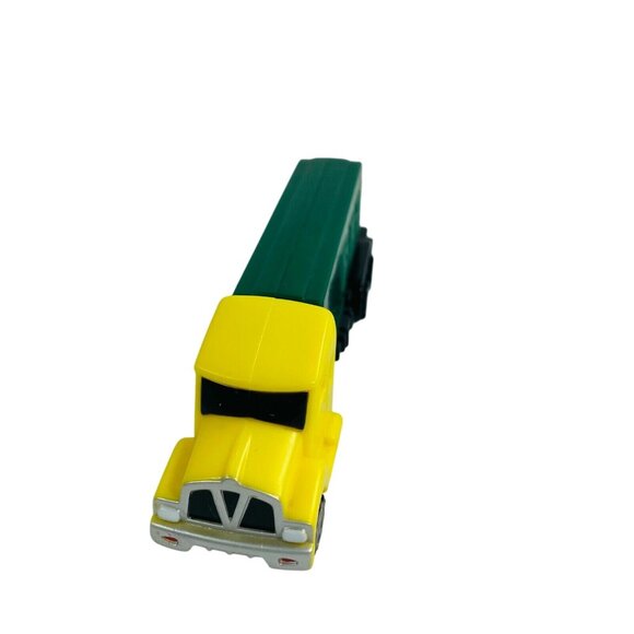 PEZ Candy Dispenser 18 Wheeler Green Yellow Truck 2004 Collectible u - Picture 3 of 5